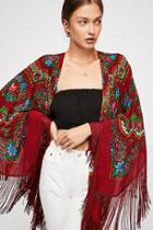 Harvest Moon Butterfly Fringe Kimono By Free People